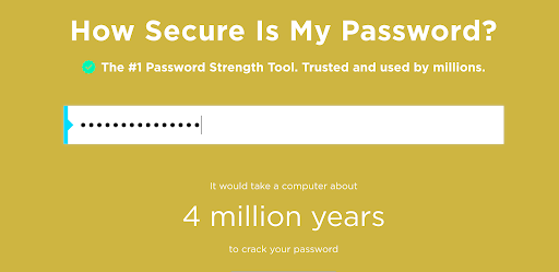 How secure is My password 